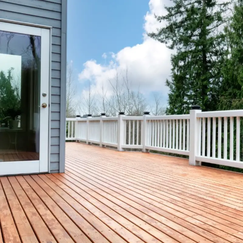 Wooden deck